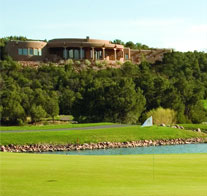 photo of a home on the golf course